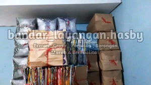 1 Ball Isi 250 Pcs Layangan Aduan Plastik Jabrug UK-+58