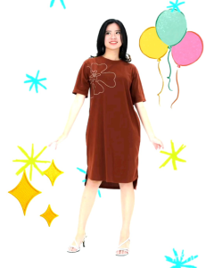 Daster Amro Dewasa midi dress all size forever anne claire lorita sielie sie lie pretty girl