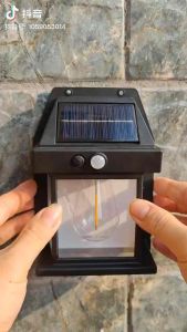太阳能感应灯壁灯Solar Sensor Light Wall Lamp #户外照明 #人体感应灯 #节能环保 #美观实用🌈🌈