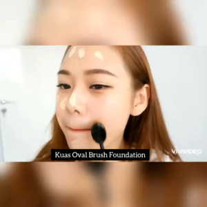 SN-KUAS MAKEUP OVAL BRUSH FOUNDATION