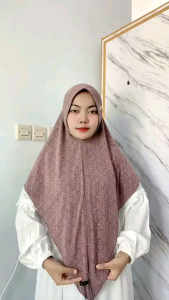 Hijab Instan Harian Simpel Jersey Mamosa/S3 Instan Azura Pet Antem Free Pin Acrylic