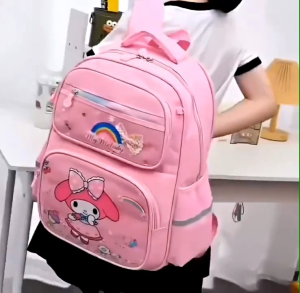 Tas Ransel Sekolah Anak Perempuan Cewek SD SMP SMA Karakter KUROMI CINNAMOROLL MYMELODY