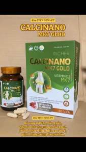 Viên uống tăng chiều cao CALCINANO bổ sung CanxiTảo Xoắngiúp tăng chiều cao từ 6-25 tuổi(60v/h)