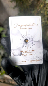 Congratulation 0025gr Logam Mulia 24 karat emas murni 999%