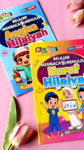 Buku PAUD Belajar Membaca & Menulis Huruf - Angka Hijaiyah Full Colour B55