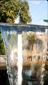 waterfall kolam koi 30 cm mode slim eksternal | air terjun kolam ikan koi portable