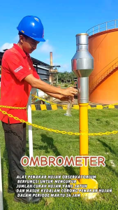 OMBROMETER alat penakar hujan Manual TANPA GELAS UKUR