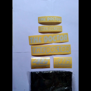 Stiker The Doctor 46 Rosi Reflektif Vinyl Anti Air