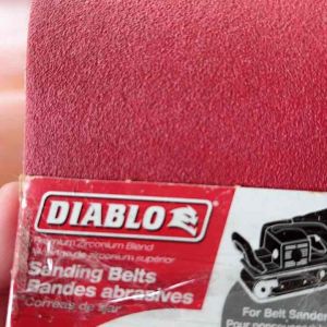 Diablo 3 in. x 18 in. 120-Grit Sanding Belt (5-Pack) Sanding