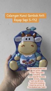 Celengan Koin Sapi S-172 Kunci Gembok Piggy Bank Sapi