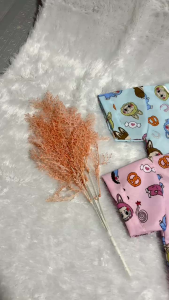 Kiddy.by: Setelan Baju Tidur Anak Perempuan & Laki-laki Tanpa Kerah Karakter Lucu Usia 1-12 Tahun Motif Labubu Smile