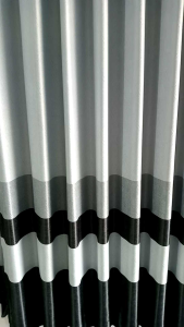 Gorden Blackout Import Motif Terbaru kombinasi Gorden Pelangi 2 warna Hitam Silver Gorden Minimalis Tirai jendela pintu Kamar Gorden Murah