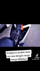 Knalpot SC Drag MX 135 New Full Bunglon