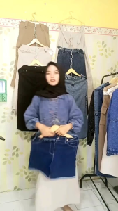 TERLARIS CELANA JEANS PENDEK WANITA HOTPANTS | CELANA PENDEK JEANS HIGHWAIST LIPAT KOREAN STYLE KEKINIAN