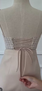 Áo crotop đan dây định hình chụp ảnh siêu đẹp