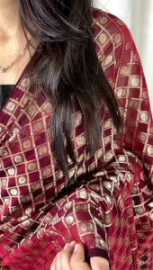 [PRE ORDER] BEAUTIFUL ZANY SILK JACQUARD SAREE