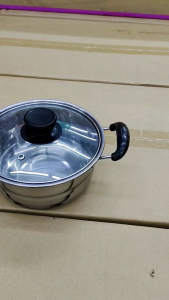 18CM PERIUK TAHAN KARAT/ PERIUK SERBAGUNA/ PERIUK SUP/ SOUP POT WITH HANDLE STAINLESS STEEL/ KITCHENWARE