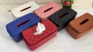 MARIONE - Kotak Tissue / Tempat Tissue BOX TISSUE SUPER PREMIUM Bahan Bordir