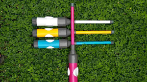 Baby walker pipa pvc alat untuk belajar jalan anak warna biru tosca pinkkuning putih