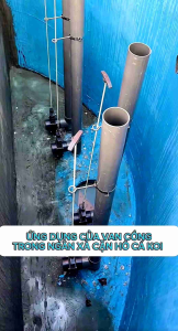 Van cổng hồ Koi 75mm 90mm 110mm cao cấp