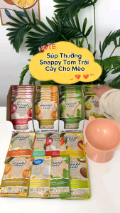 [THÙNG 24 GÓI] Pate Snappy tom trái cây gói 70g- Pate cho mèo