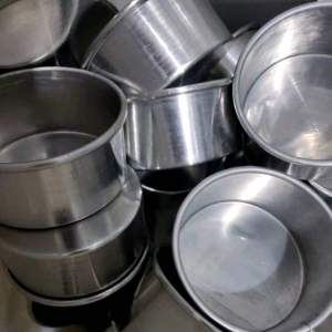 3PCs Seamless Heavy Duty Round Bento Pan
