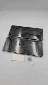 Dudukan Plat Nomor Plus Mika Bening Universal Semua Motor - Cover Plat Nomor Motor Mika Bening Universal