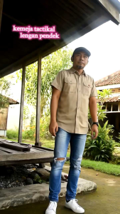 Kemeja M TAC Lengan Pendek kemeja lapangan kemeja rescrim nyaman saat dipakai