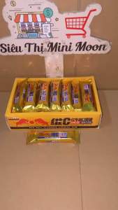 Hộp 30 thanh kẹo cao su gum vị bò húc - thanh 3 gói - gói 4 viên