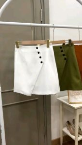 ●ECLAIRE● 043 Rok Skirt Mini 4button Kasual Casual Korea Trendy Modis Mode Model A Import Premium 83068