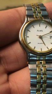 Đồng hồ nữ ALBA QUARTZ size 245mm 1 lịch niềng vàng dây thép demi vàng độ dài 155cm đáy xoáy chống nước Đồng Hồ Tròn Mặt 24Mm Màu Vàng Đồng Hồ Quartz Nhập Khẩu Từ Nhật Bản - Lazada