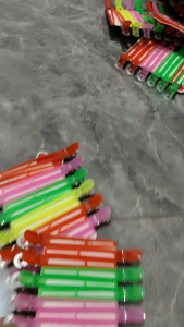12PCS ! JEPIT BEBEK JEPITAN RAMBUT WARNA WARNI POLOS / JEPIT SALON PLASTIK IMPORT