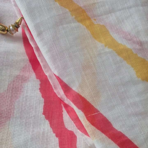 Premium Pure Linen Saree - Elegant Design