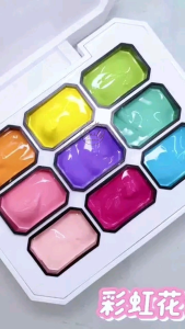 Set gel dặm ombre 4 màu hồng da (Hộp) làm móng học nail sơn móng UV