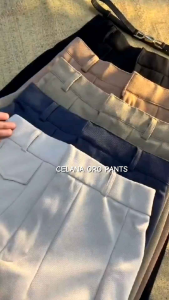 Celana Wanita ORO PANTS: Celana Kulot Highwaist & Knit Premium