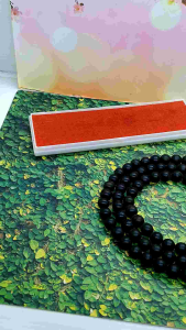 MAHEN CRAFT kalung tasbih kayu kelor hitam C39