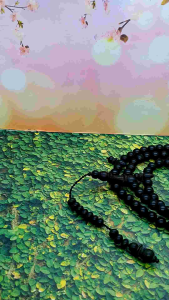 MAHEN CRAFT Kalung Tasbih Kayu Kelor Hitam Model Bandul C40