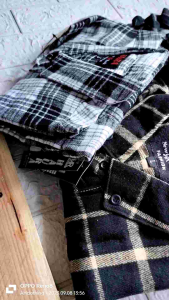 kemeja flanel distro lengan panjang terbaru