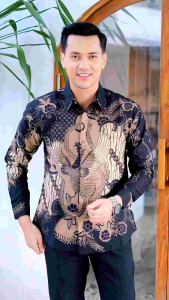 Baju Batik Pria Terbaru – Kemeja Batik Katun Lengan Panjang Nyaman & Modis | Ukuran M-XXL Tersedia