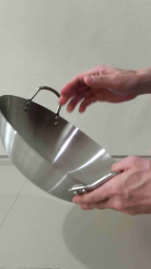 wajan stainless tebal anti lengket 34 cm