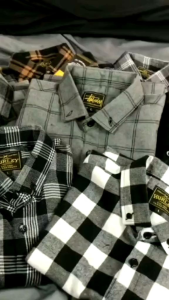 Kemeja Flanel Impor Pria Kualitas Premium Lengan Panjang Cowok Motif Kotak Kotak Kekinian 2023