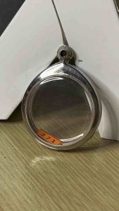 กรอบพระ ทรงเหรียญกลมบังหูใหญ่ สแตนเลสแกะสลักแบบเรียบและลายไทย กรอบพระเครื่อง กรอบพระสำเร็จ ตลับพระ