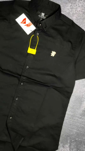 Kemeja Lengan Pendek Pria Dewasa Putih Casual