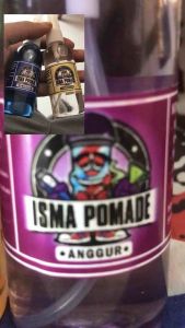 Isma Pomade cair spray rambut 60ml minyak rambut VCO kemiri menghaluskan rambut membuat rambut terlihat basah
