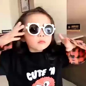 F984 Kacamata Anak Model Telinga Beruang / Kacamata Bear / Kacamata Fashion Anak / Kacamata Lucu