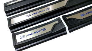 Sillplate pintu samping mobil Toyota Agya 2023 sill plate samping pijakan kaki mobil