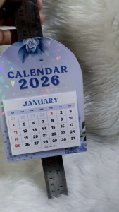 Personalized 2026 Calendar Ref Magnet 4in x 5.5in FREE LAYOUT