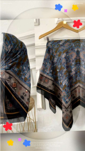 PROMO! COD Kerudung Segi Empat Motif Lunamaya & Hijab Segi Empat Desain Modern