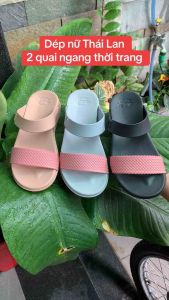 Dép Nhựa Nữ Thái Lan hai quai ngang Moniga 7.7