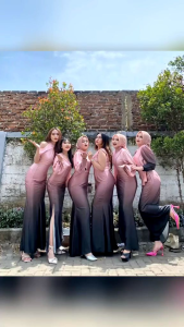 Murah! Kain Armani Gradasi Silky Satin Ombre/Armani gradasi Piur silk Quality Premium Bigtree